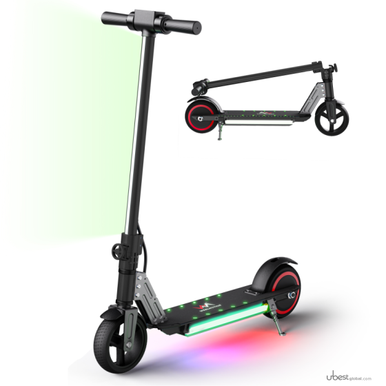 Portable Folding Electric Scooter, Lightweight Aluminum Alloy